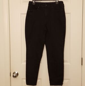 Old Navy Black High-Rise Straight Jeans | Women's Size 10